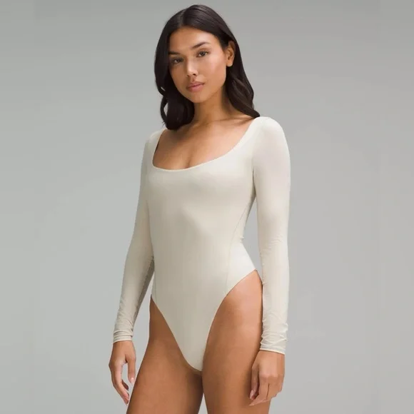Lululemon Wundermost Ultra Soft Nulu Square Neck Long Sleeve Bodysuit - Size XS - Picture 8 of 12